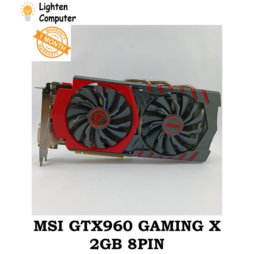 【USED】 MSI GTX 960 Gaming 2G Graphic Card 6 pin GDDR5 Graphics