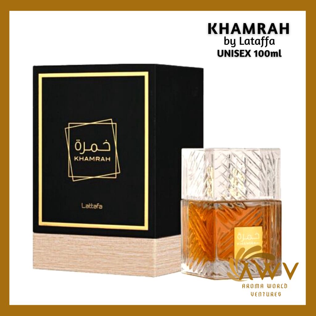 Khamrah Perfume by lattafa 100ml unisex Perfume Fragrance | Shopee 