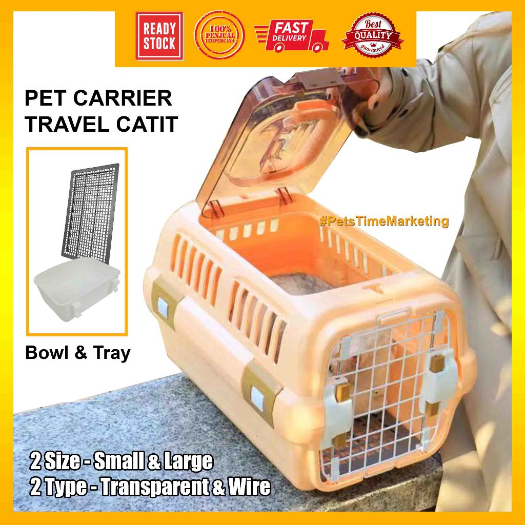 (NEW) Pet Carrier Catit / Carrier Travel Kennel / Bekas Sangkar Kucing