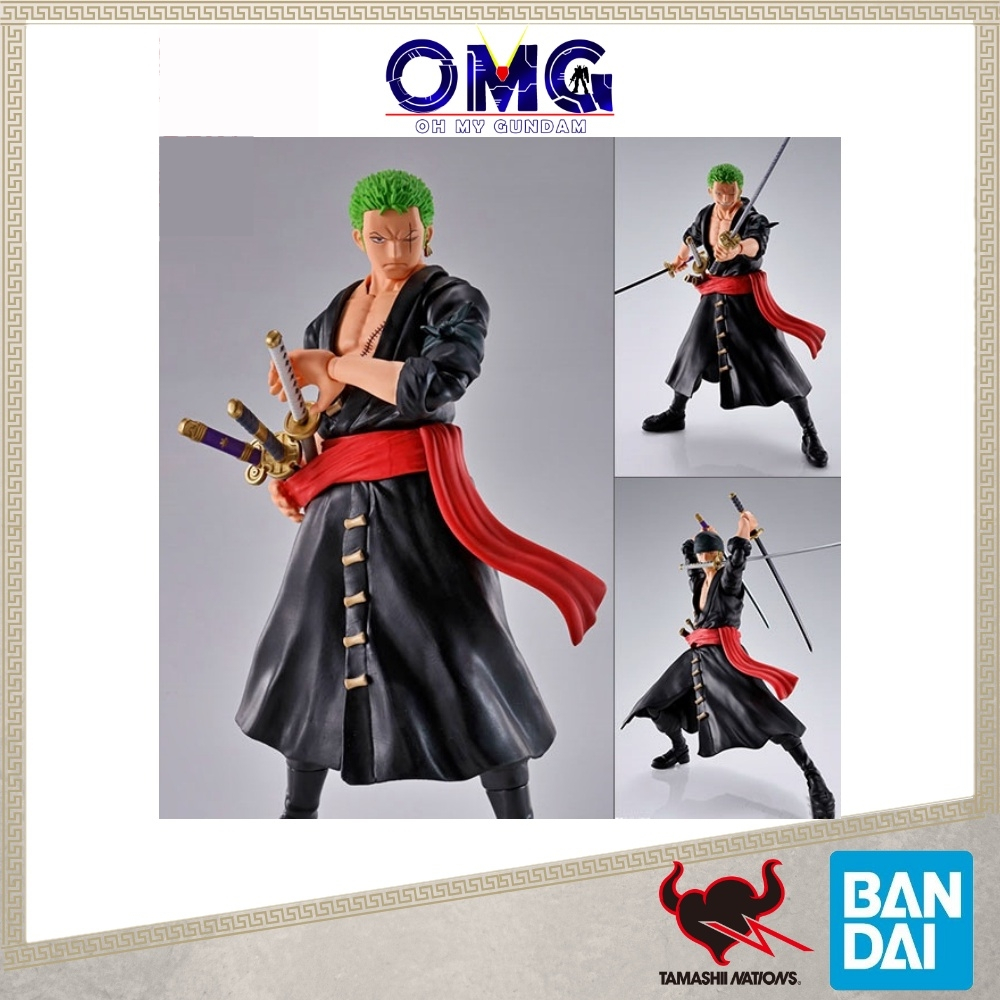 Bandai Tamashii S.H.Figuarts Roronoa Zoro (The Raid on Onigashima) 64930 One  Piece Figure SHF Zoro OMG