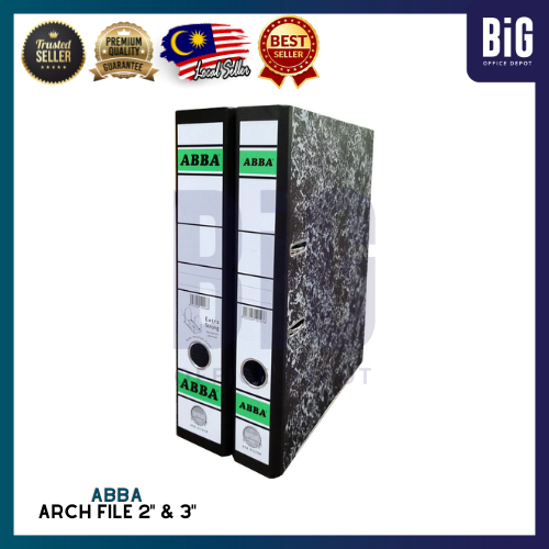 【READY STOCK | 100% QUALITY】ARCH FILE ABBA | ABBA BOX FILE | BLACK FILE ...