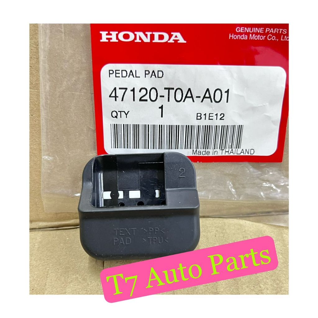 ORIGINAL HONDA CRV TOA ACCORD T2A FOOT BRAKE PEDAL PAD RUBBER HANDBRAKE 47120T0AA01 Shopee