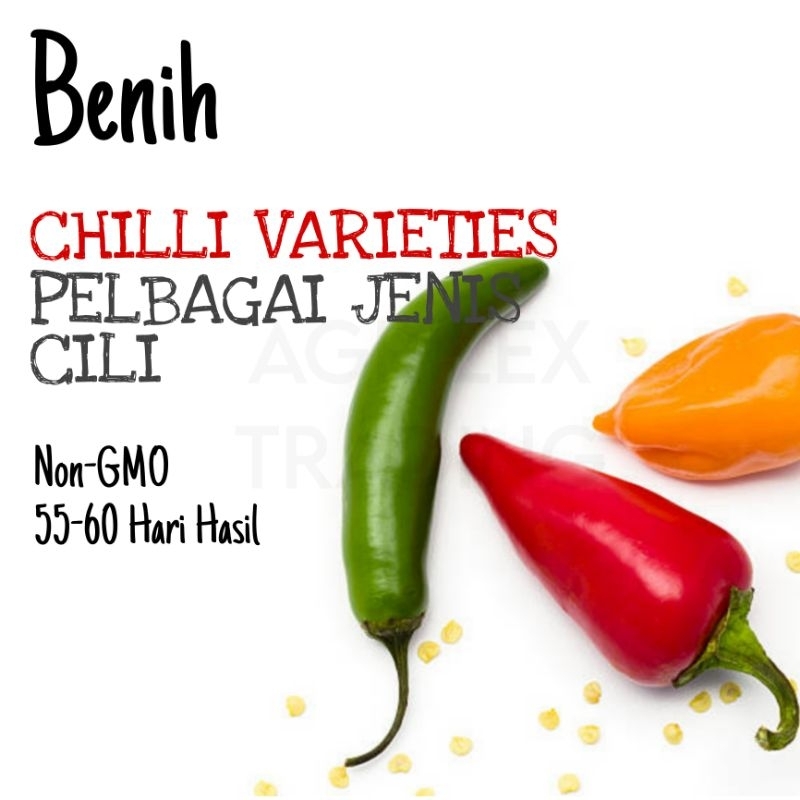 Benih Chilli Varieties Pelbagai Jeni Cili Seeds Shopee Malaysia