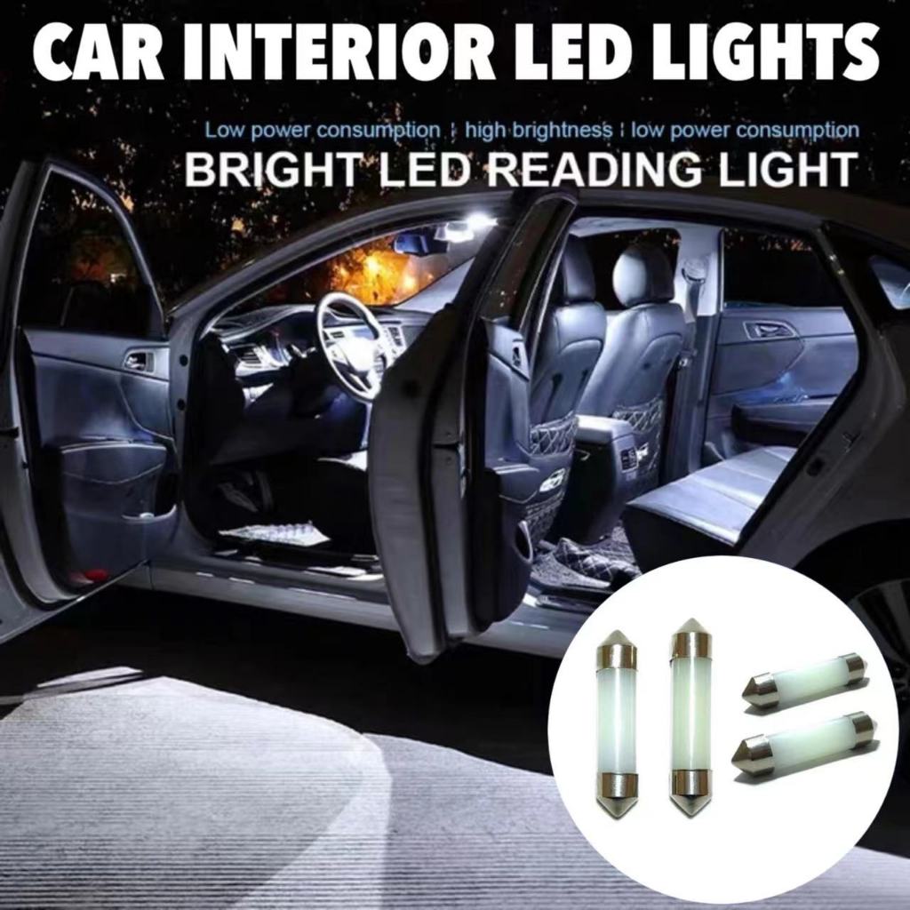 Full White Interior LED Light Bulb Car Roof Room Dome Door LED Light Lamp Lampu Axia Myvi Bezza