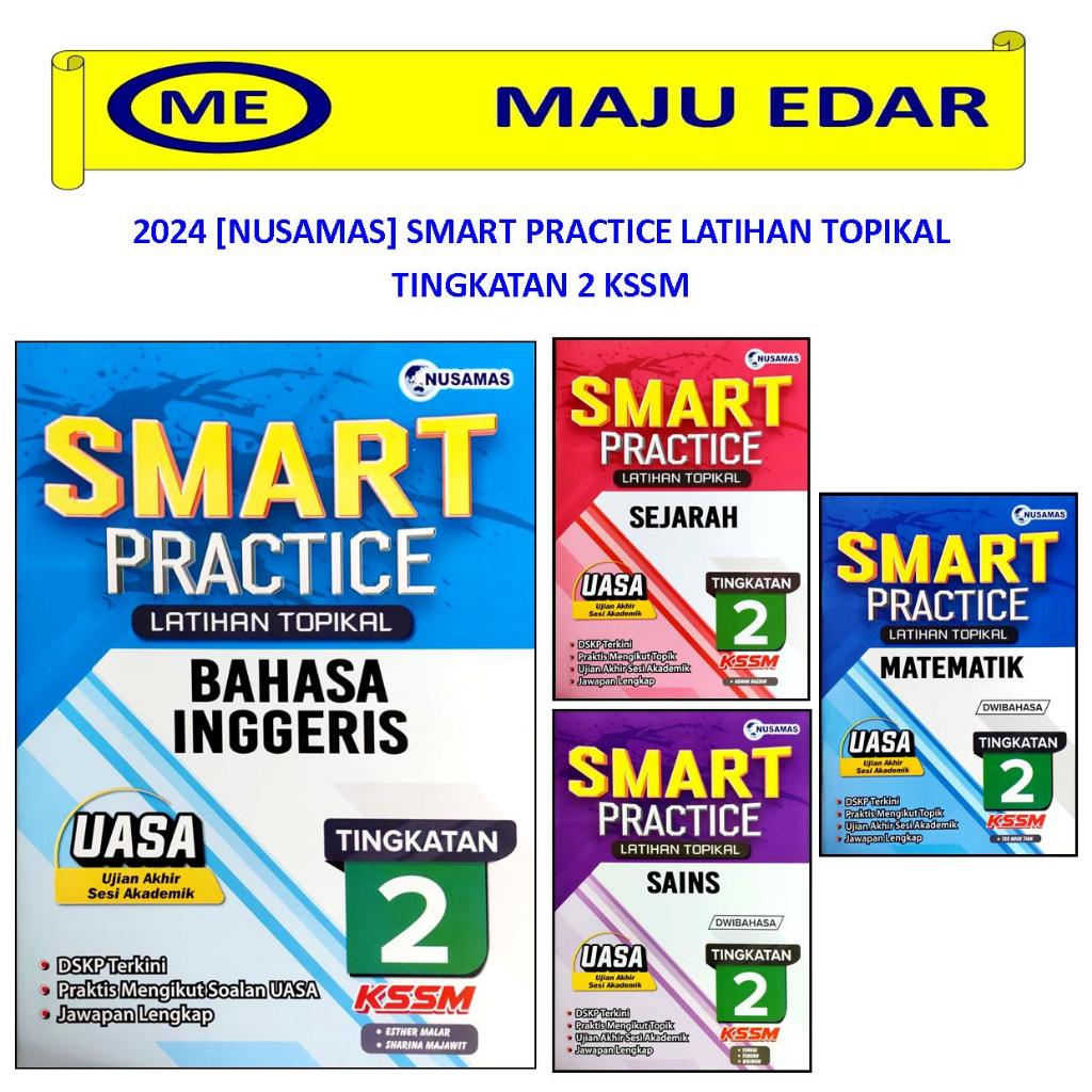 2024 Nusamas Smart Practice Latihan Topikal Tingkatan 2 Kssm Sejarahmatematiksainsbahasa 9826