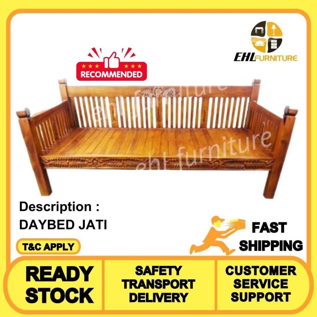 EHL FURNITURE - JATI / TEAK WOOD WT64 Day Bed / Jati Day Bed / Day Bed ...