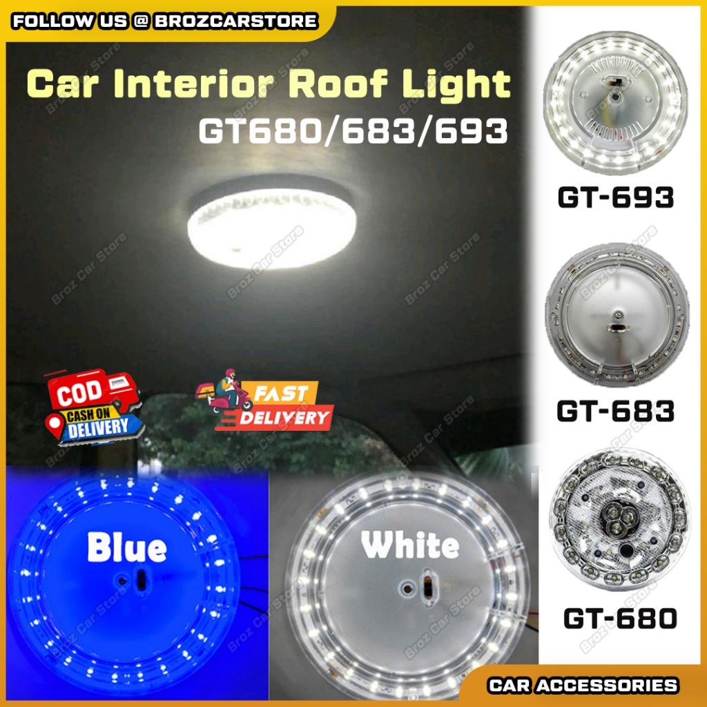 Universal 24 LED Car Roof Light Indoor Lamp Interior GT-680 / GT-693 ...