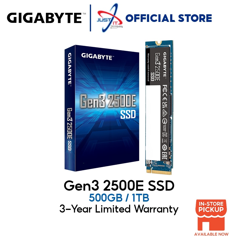 Disque SSD - 1To SSD 3.0 M2 NVME - 2500E GIGABYTE