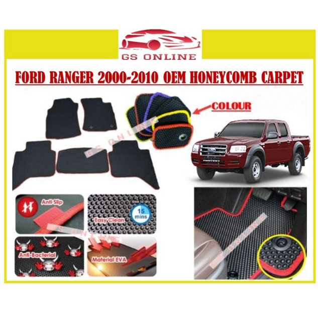 FORD RANGER 2000 2002 2004 2006 2008 2010 OEM GSMAT CARPET CAR FLOOR MAT KARPET KERETA