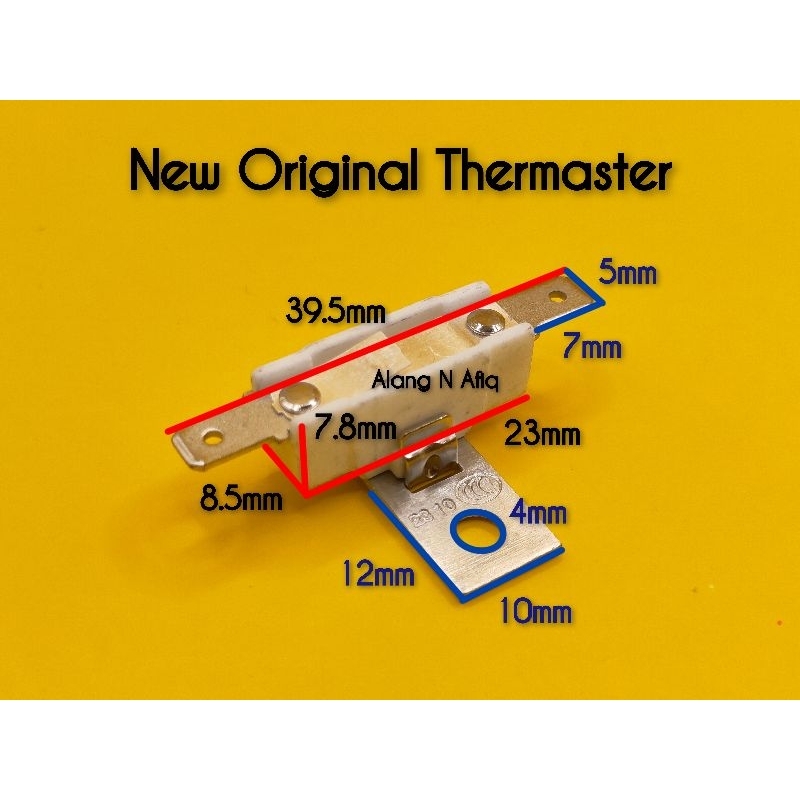 Original Thermal Cut Off (TCO) Thermaster TF 255. Soleplate Steam Iron ...