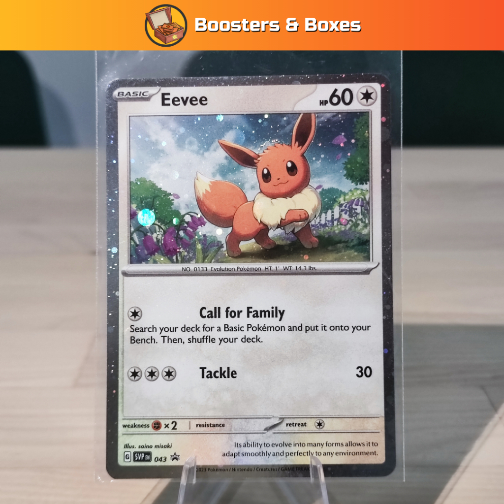 Eevee (SVP043) [Scarlet & Violet Black Star Promos] Shopee Malaysia