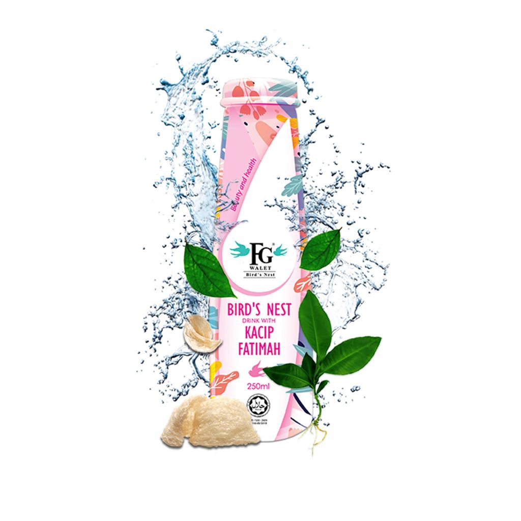 FG Walet Bird's Nest Collagen Plus Drink Kacip Fatimah 250ml Shopee