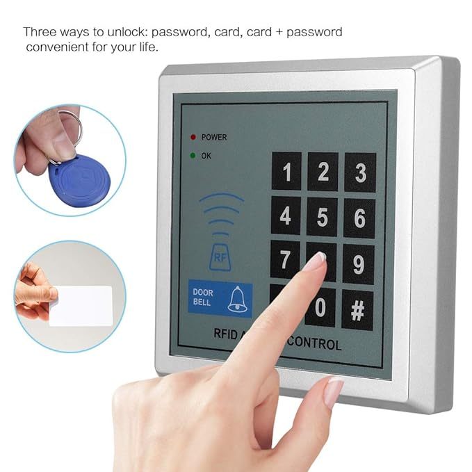RFID reader keypad door lock access control YH2000-C | Shopee Malaysia