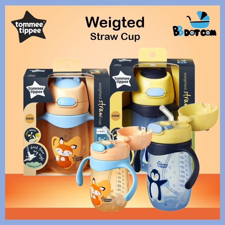Tommee Tippee Weighted Straw 2 Handle Cup 240ml / 300ml 1 Unit