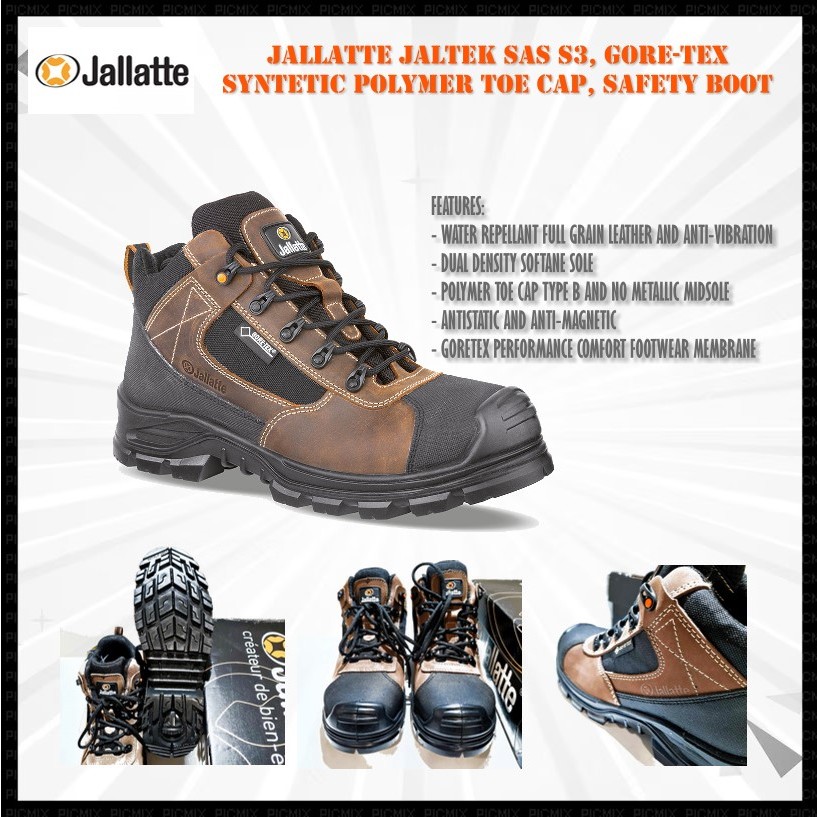 JALLATTE JALTEX SAS (GORETEX) Construction Boot / Safety Boot, Broad