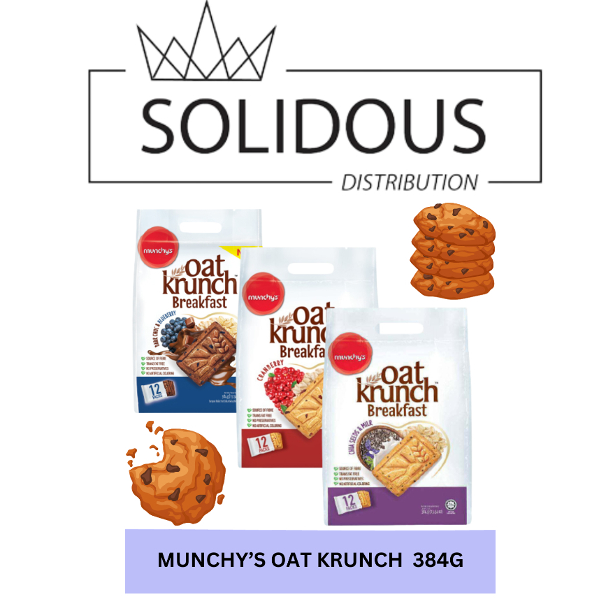 MUNCHY'S OAT KRUNCH BREAKFAST 384G(3 FLAVORS) Shopee Malaysia