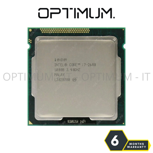 Intel Core i7-2600 (Sandy Bridge) 2nd Gen. Processor (6 Months