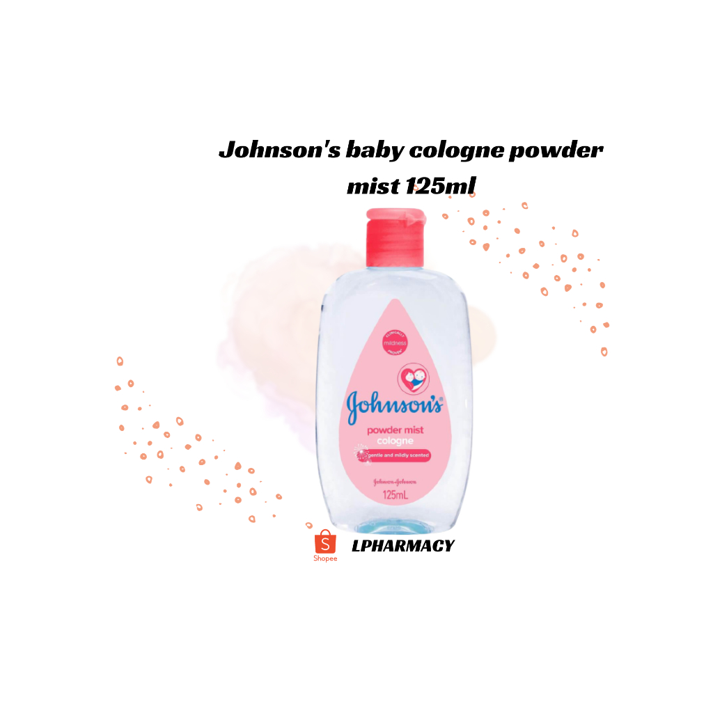 Johnson's baby best sale cologne powder mist