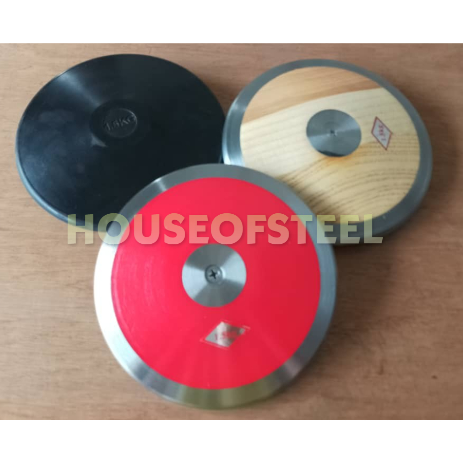 Wooden Discus 1.5 kg / Cakera 1.5 kg [ABS / RUBBER / WOODEN] / Lempar ...