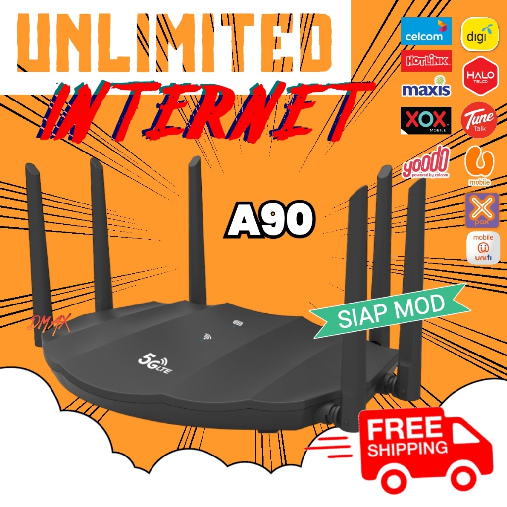 Upgraded Version RS980+ 2023 Modified Unlimited Hotspot 4G LTE Modem