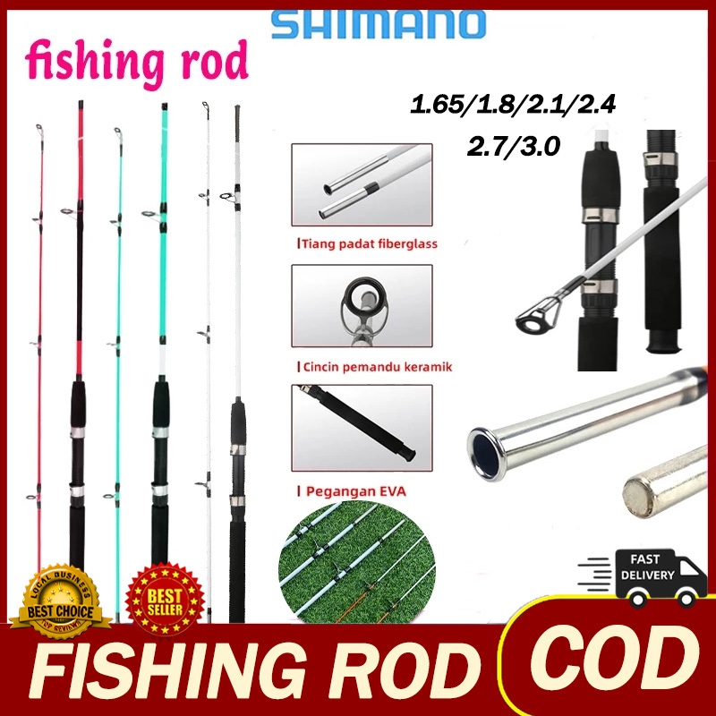 Ultralight Telescopic Fishing Rod Fiberglass 2.1/2.4/2.7/3.6M Hand