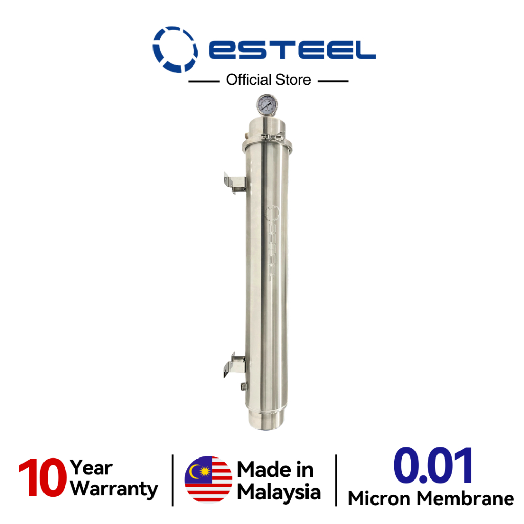 eSteel Outdoor Household Membrane Water Filter 4000L UM5540 Stainless