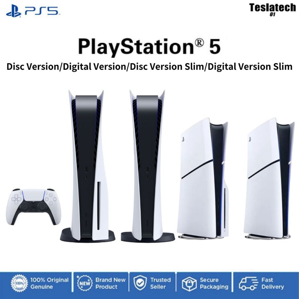 Ps5 Slim Charging Stand With Cooling Fan And Dual Controller Charger Station  For Playstation 5 Slim Disc/digital Edition Console, With Rgb Light