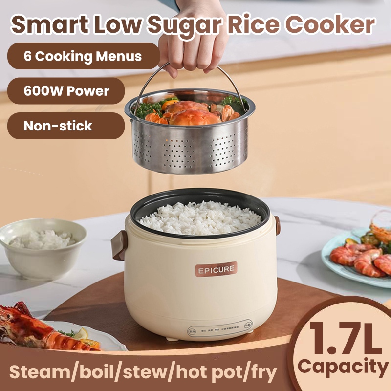 [Ready Stock] Lowsugar Desugar Rice Cooker Mulitfunctional Electric