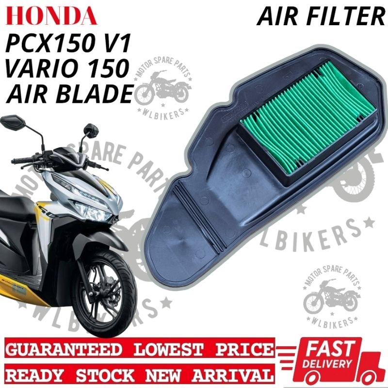 HONDA SCOOTER VARIO 150 PCX PCX150 AIR BLADE AIR FILTER AIR CLEANER PENAPIS ANGIN UDARA INTAKE