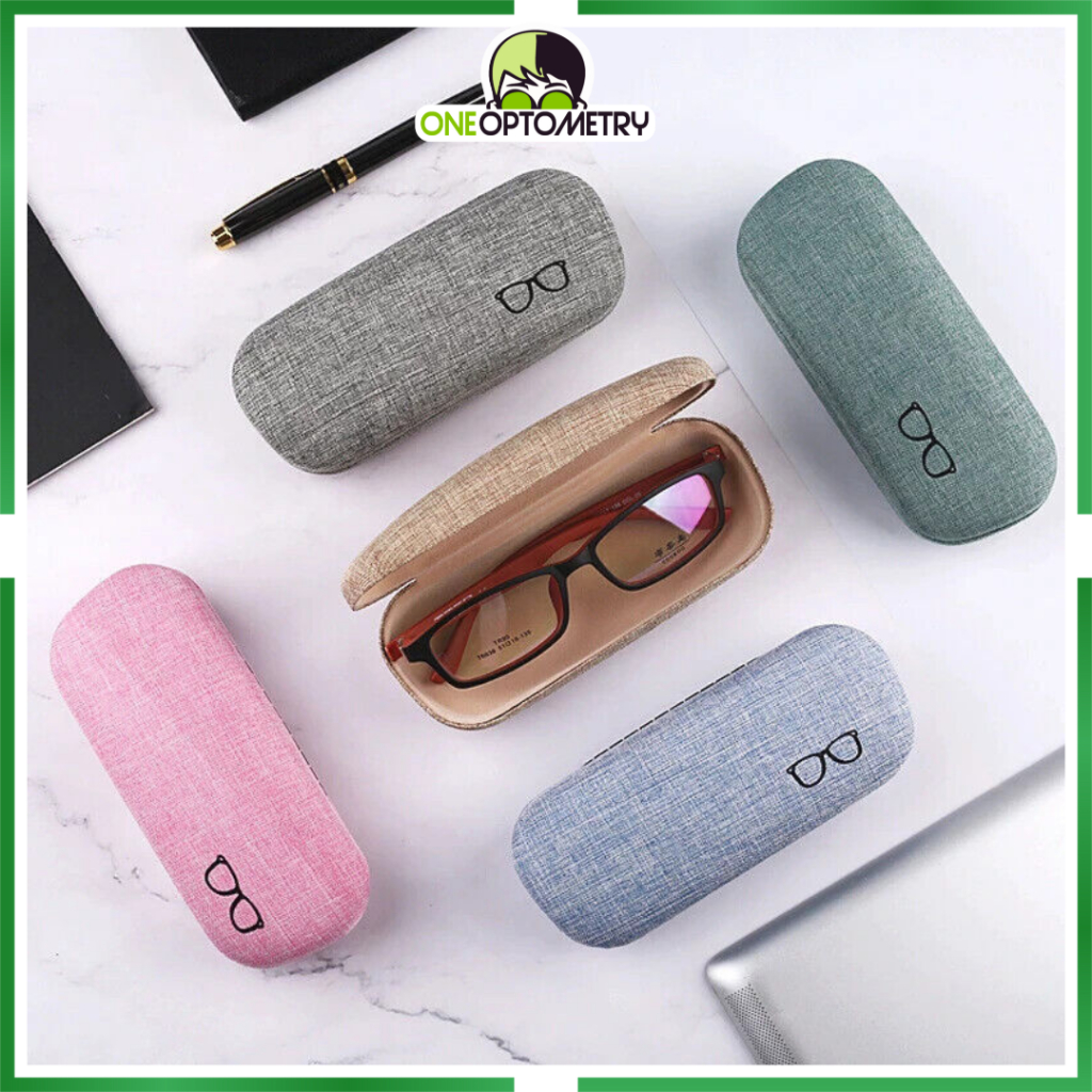 Bekas Cermin Mata Spectacle Casing Glasses Case Box Hard Shell ...