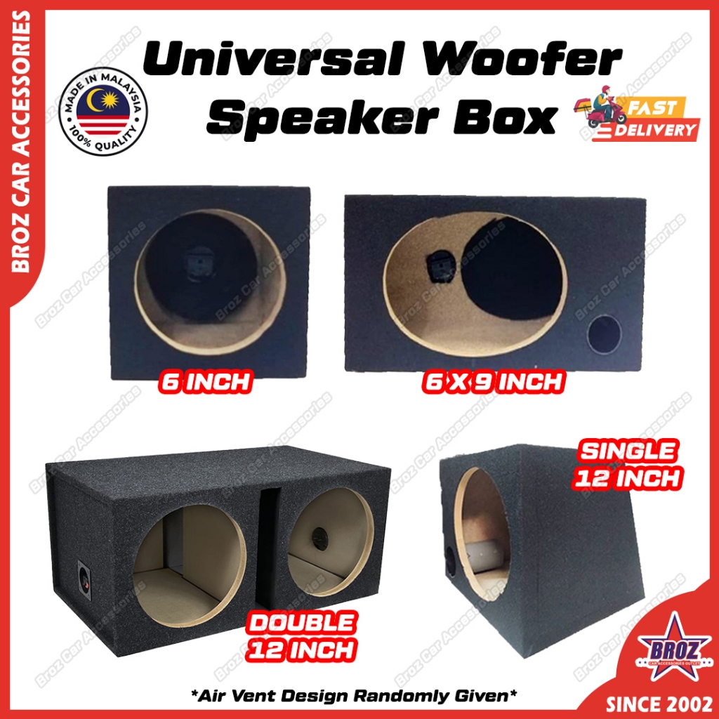 Round best sale subwoofer box