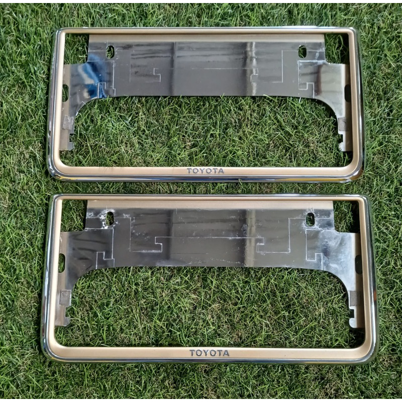 Number Plate Holder Toyota (Gold) Shopee Malaysia