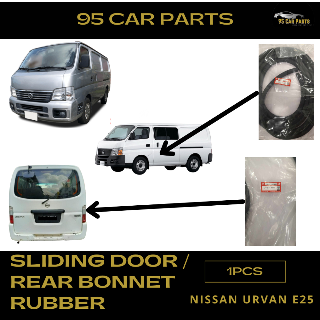 Nissan Urvan E25 Sliding Door Rubber / Rear Bonnet Rubber (ICHIKAWA ...