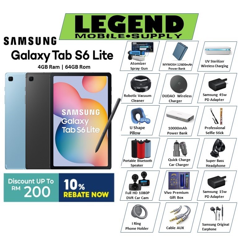 tab s6 lite shopee