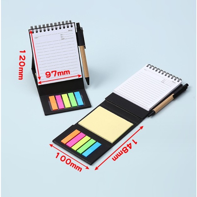 Sticky Note Booklet Complete Set With Notepad and Pen Shopee Malaysia