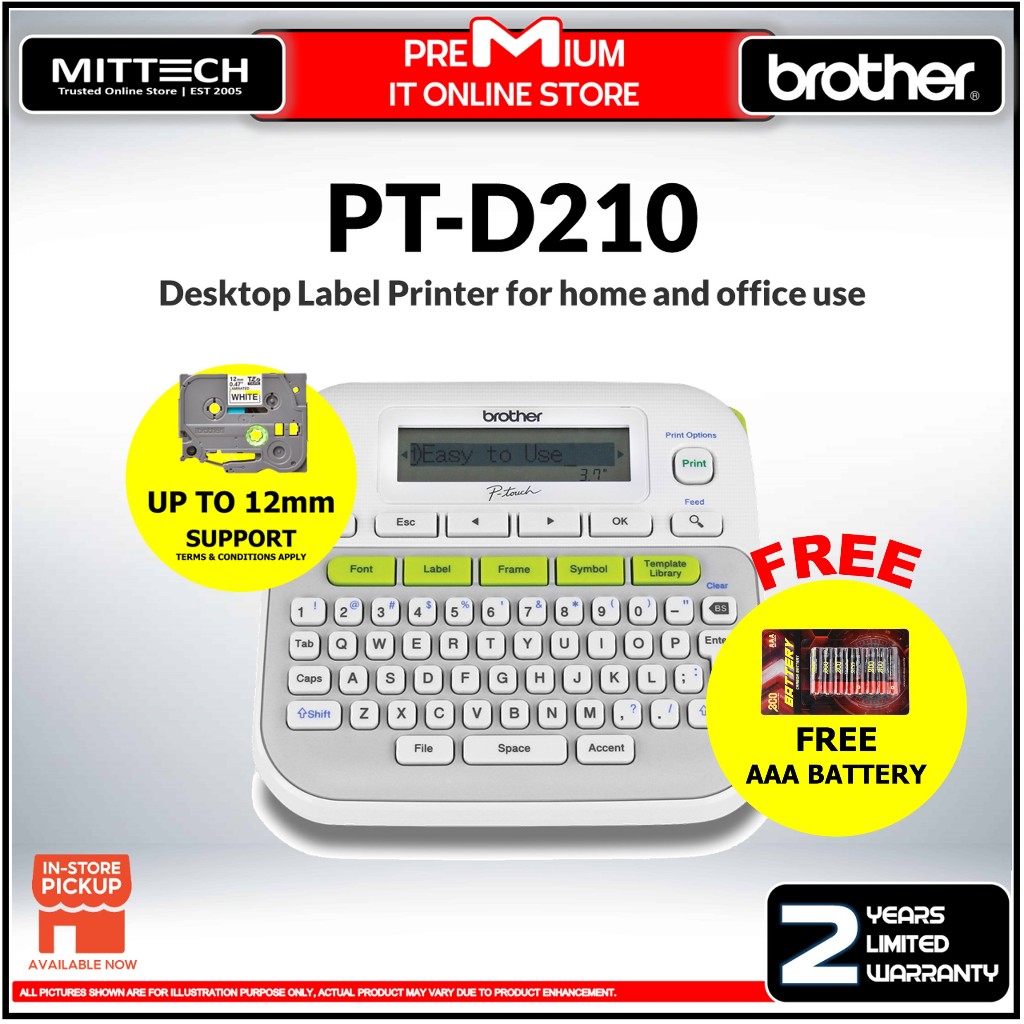 Brother PT-D210 P-Touch Label Maker