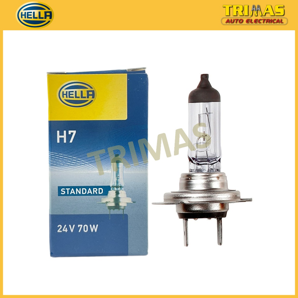 007-157-243 Original Hella H7 24V 70W Halogen Headlamp Bulb Mentol ...