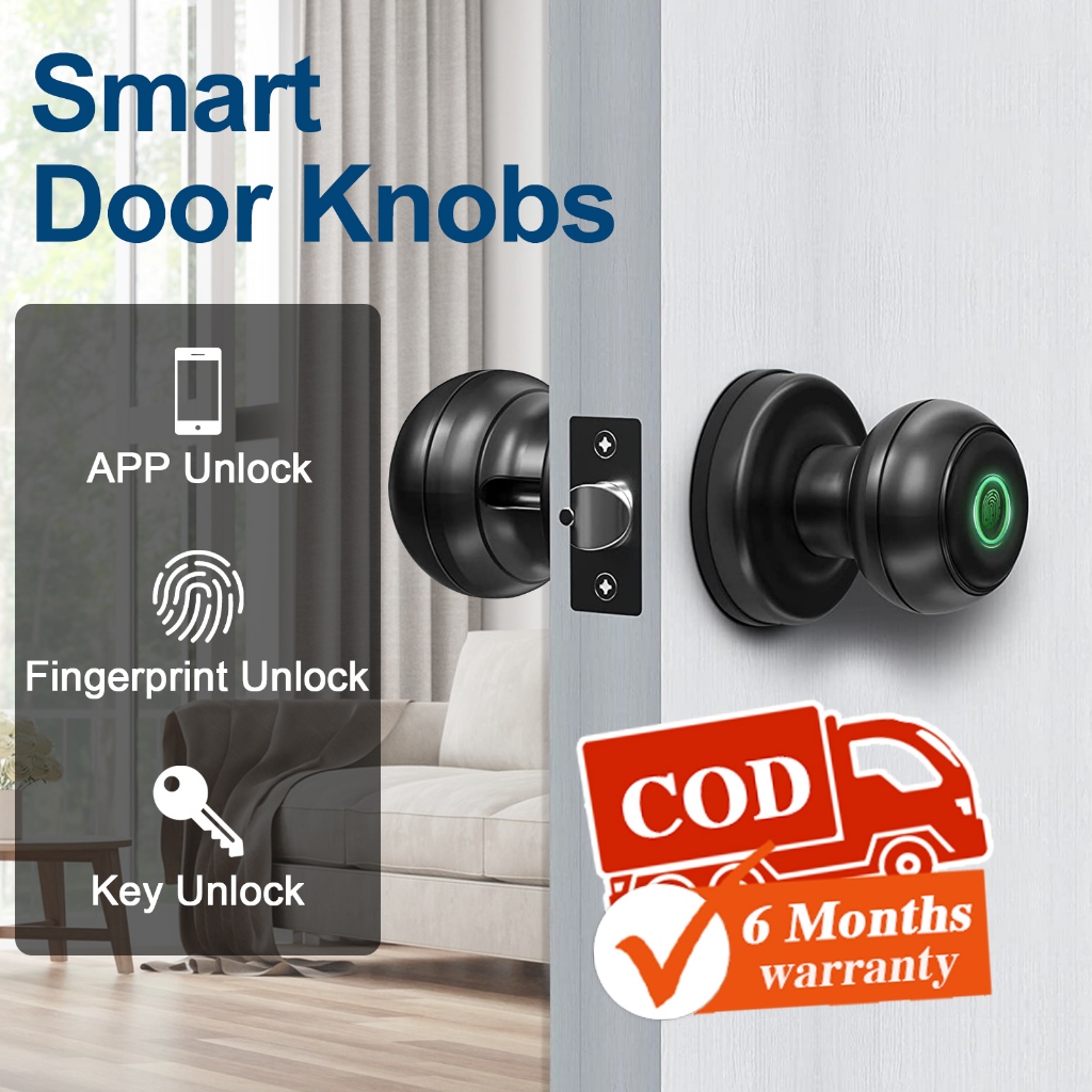 Smart Door Knob Smart Fingerprint Door Lock Biometric Door Lock With