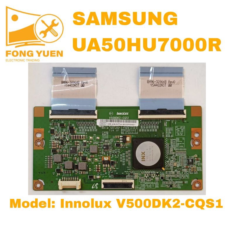 SAMSUNG TV TCON BOARD OR RIBBONS UA50HU7000R (Version-2) | Shopee Malaysia