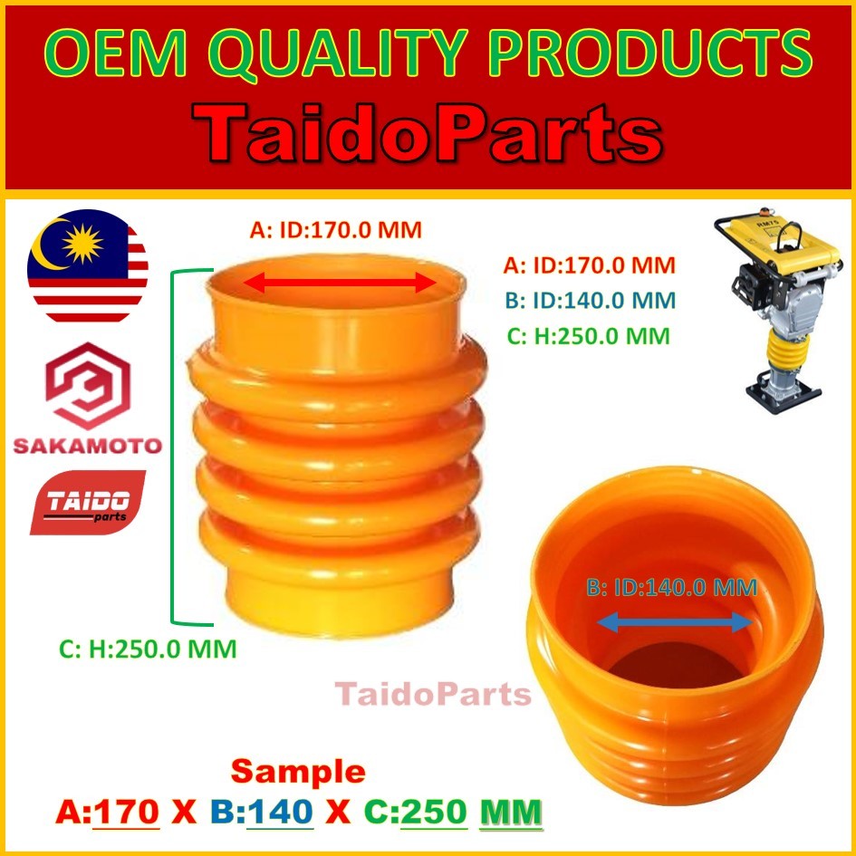 Tamping rammer boot bellow skirt compactor sparepart | Shopee Malaysia