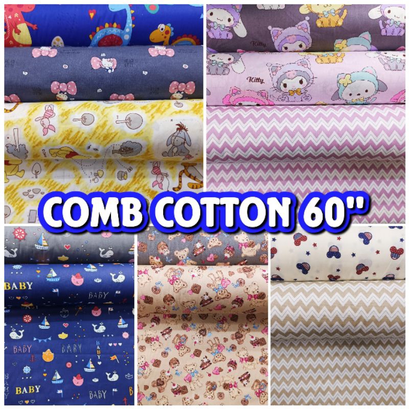 Kain Cotton Bidang 60