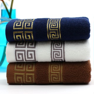 Clearance Sale! Soft Pure Cotton Towels & Bathroom Towels Set Gift Bath Towels, Size: 34x75cm, Brown