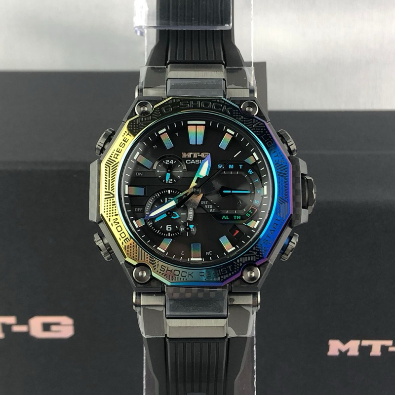 Casio G-Shock City-Inspired Themed Rainbow IP Bezel MTG-B2000YR-1A ...