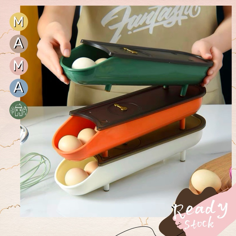Egg Storage Box Egg Storage Container Refrigerator Egg Drawer Stackable