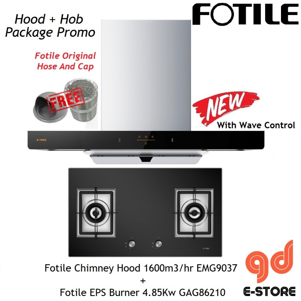 FOTILE W Lite EMG9037 Chimney Cooker Hood 1600m3/hr | Shopee Malaysia