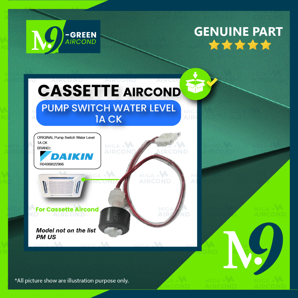[ORIGINAL/GENUINE] DAIKIN Cassette Aircond TYPE DRAIN PUMP WATER LEVEL ...