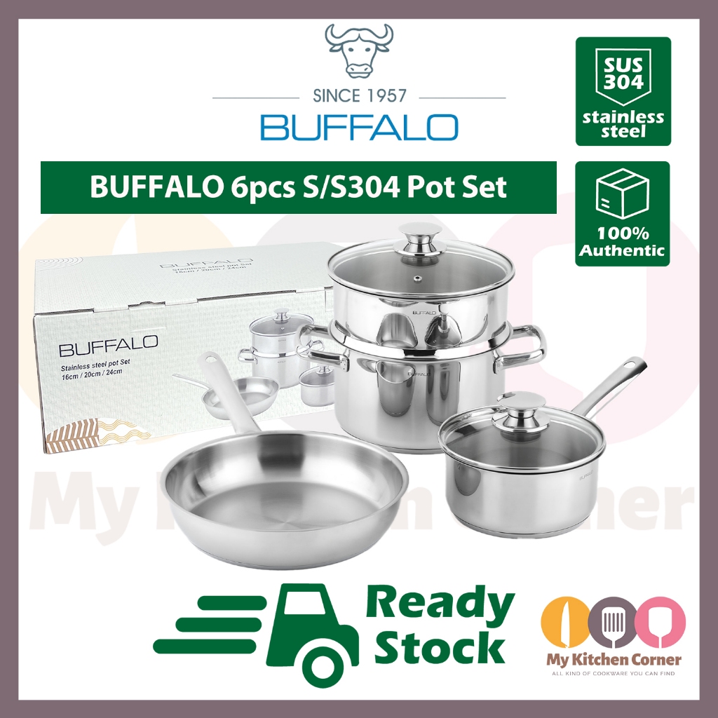 Buffalo stainless best sale steel pot