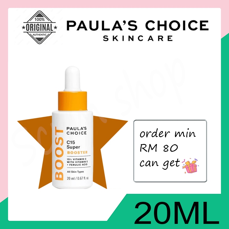 Paulas Choice Skin Care C15 Super Booster Vitamin C With Vitamin E Ferulic Acid Skin Serum 20ML