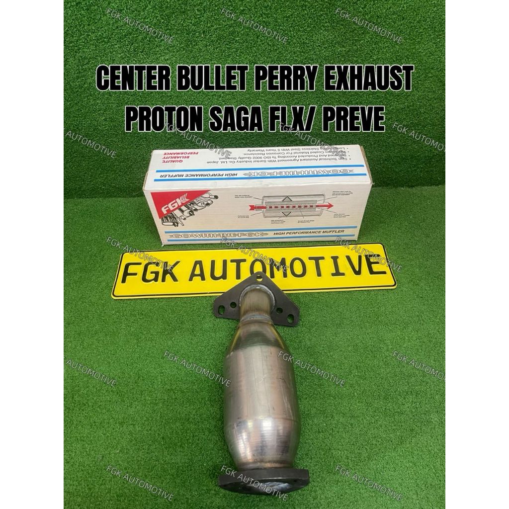 Proton Saga Flx center bullet perry exhaust catalytic converter