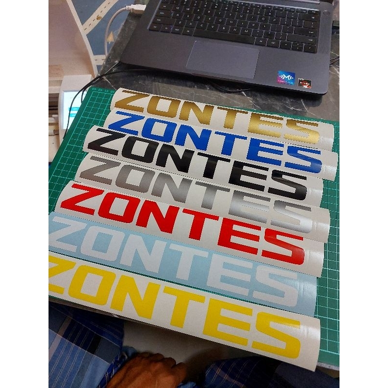 sticker potong ZONTES oracle 651 1pcs | Shopee Malaysia